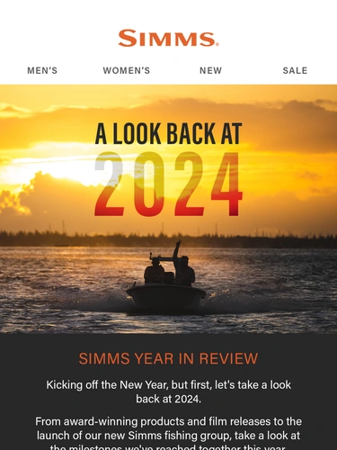 Simms Fishing Newsletter