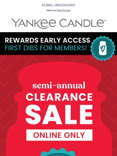 Yankee Candle Newsletter