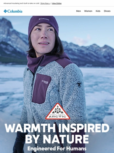 Columbia Sportswear Sale Announcement