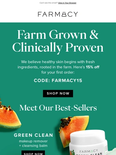 Farmacy Beauty Newsletter