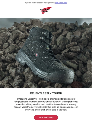 Red Wing Shoes Newsletter