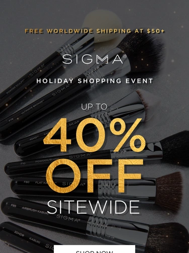 Sigma Beauty Newsletter