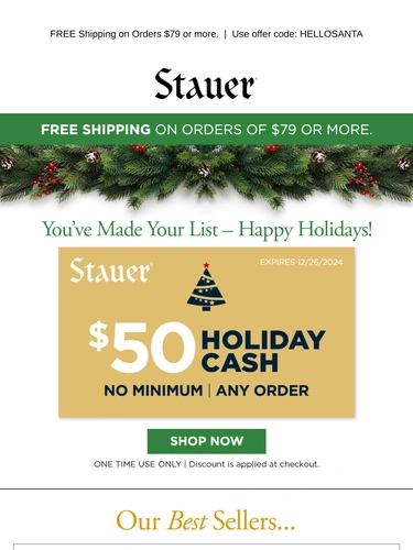 Stauer Newsletter