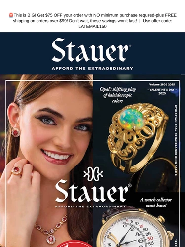 Stauer Sale Announcement