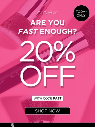 Sigma Beauty Sale Announcement