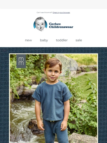 Gerber Childrenswear Sale Announcement