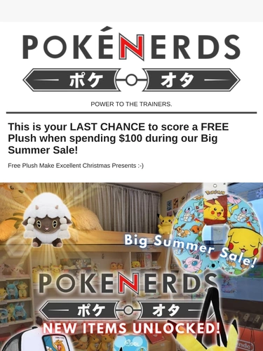 The PokeNerds Store Newsletter