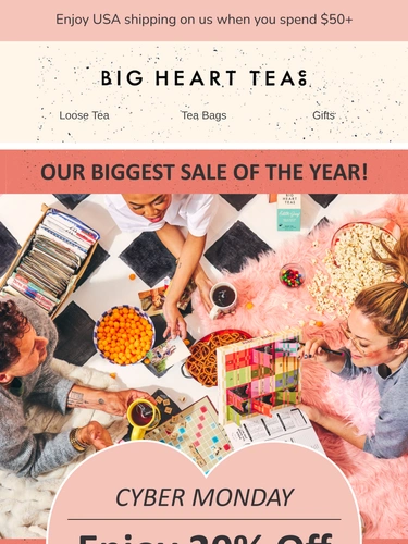 Big Heart Tea Co. Sale Announcement