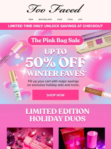 Too Faced Newsletter