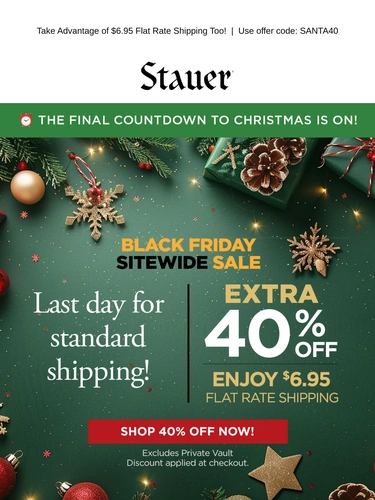 Stauer Newsletter