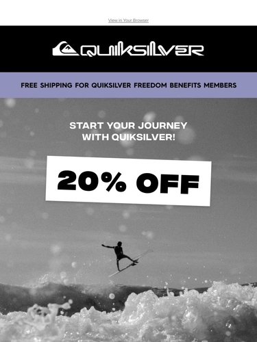 Quiksilver Newsletter