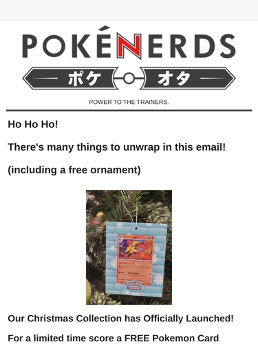 The PokeNerds Store Newsletter