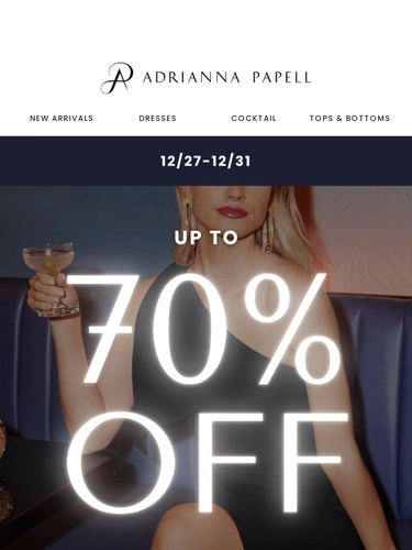 Adrianna Papell Newsletter