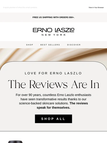 Erno Laszlo Newsletter