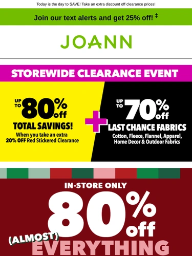 Joann Newsletter