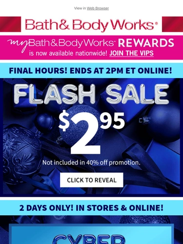 Bath & Body Works Newsletter