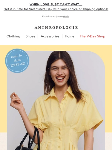 Anthropologie Post-Purchase