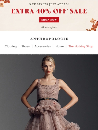 Anthropologie Newsletter