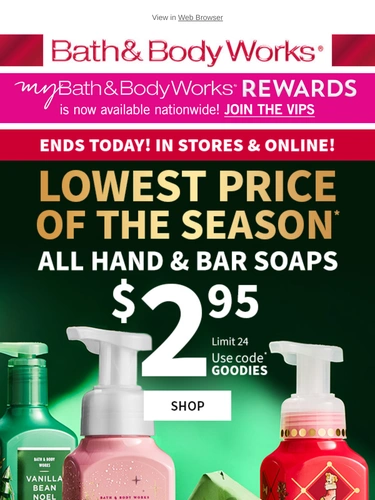 Bath & Body Works Newsletter