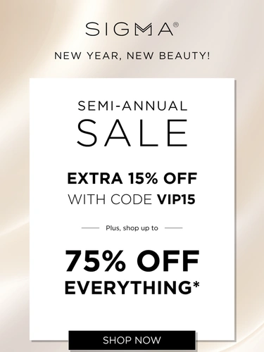 Sigma Beauty Sale Announcement