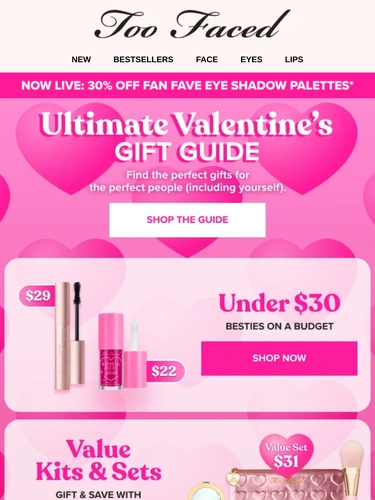 Too Faced Sale Announcement