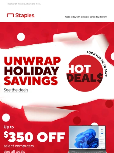 Staples Sale Announcement