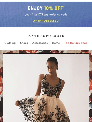 Anthropologie Newsletter