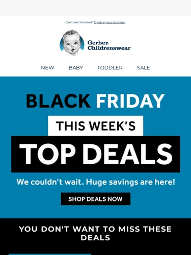 Gerber Childrenswear Newsletter