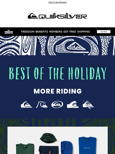 Quiksilver Newsletter