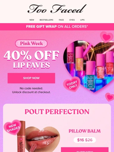 Too Faced Newsletter