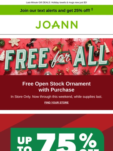 Joann Newsletter