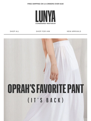 Lunya Newsletter