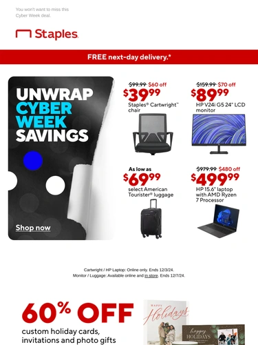 Staples Sale Announcement