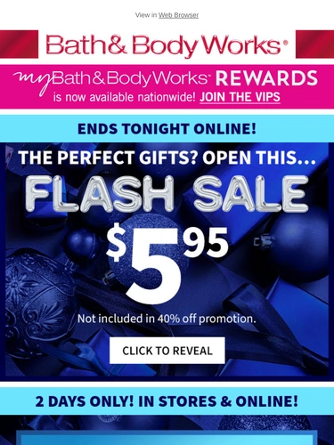 Bath & Body Works Newsletter