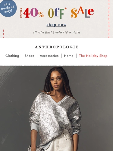 Anthropologie Newsletter