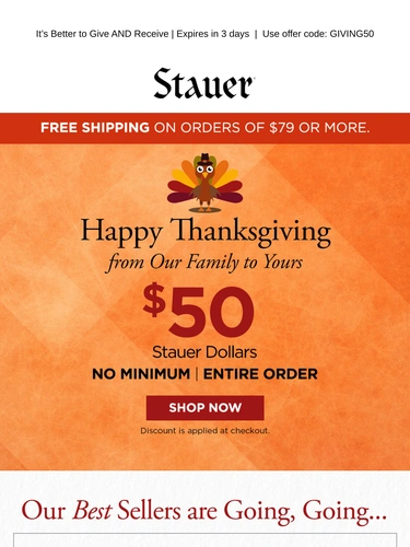 Stauer Newsletter