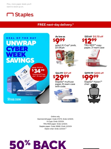 Staples Newsletter