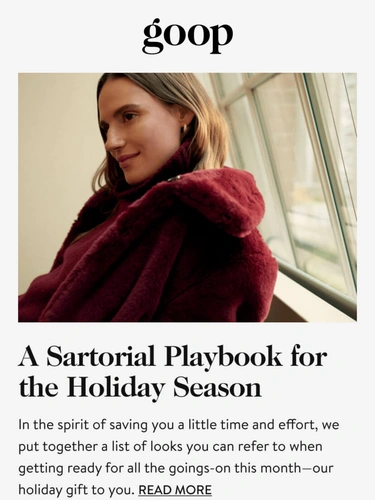 Goop Newsletter