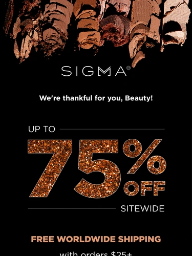 Sigma Beauty Newsletter