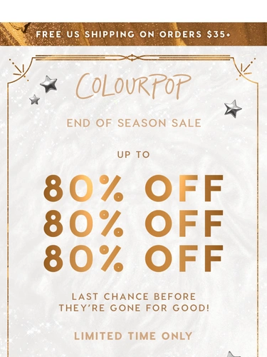 ColourPop Sale Announcement