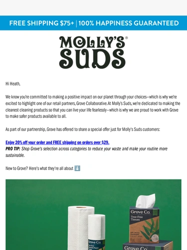 Molly's Suds Newsletter