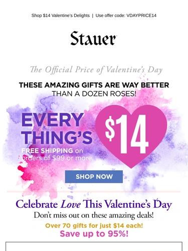 Stauer Sale Announcement