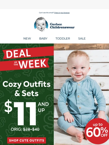 Gerber Childrenswear Newsletter