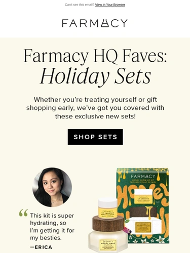 Farmacy Beauty Newsletter