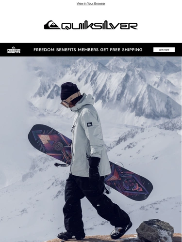 Quiksilver Newsletter