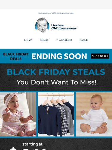 Gerber Childrenswear Newsletter