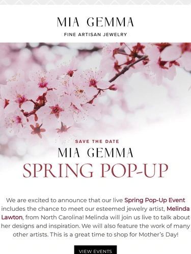 Mia Gemma Event Invitation