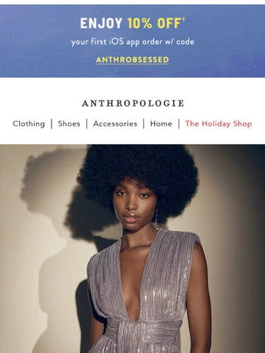 Anthropologie Newsletter