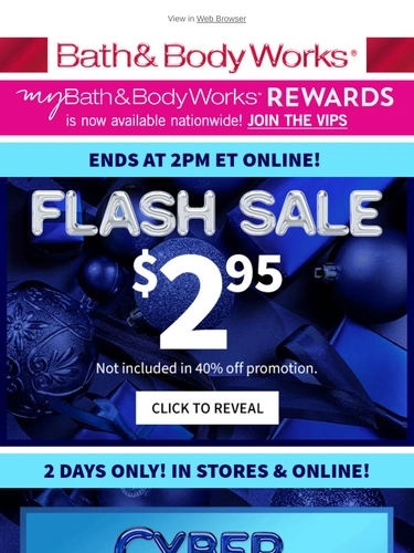 Bath & Body Works Newsletter