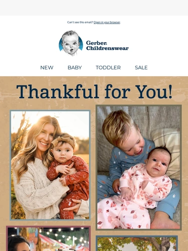 Gerber Childrenswear Newsletter